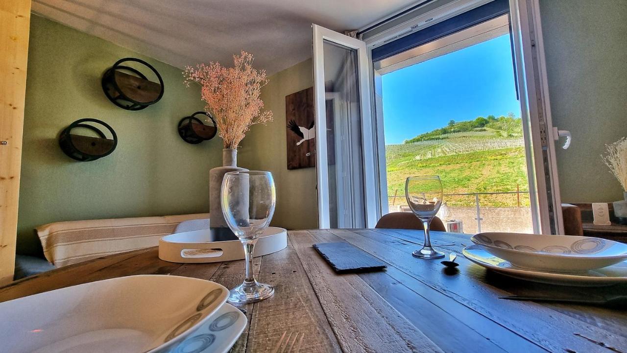 Ferienwohnung Aux Pieds Des Vignes Bergheim Exterior foto