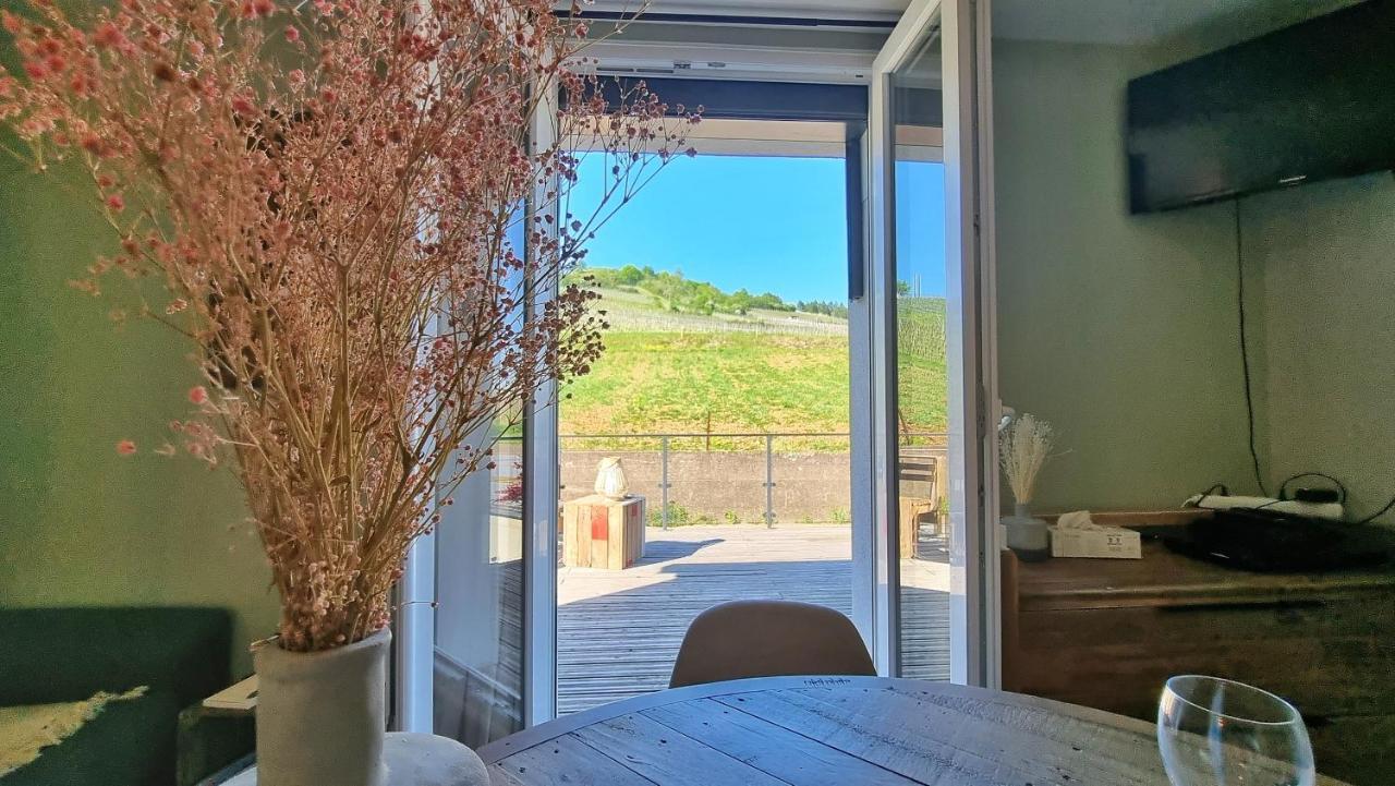 Ferienwohnung Aux Pieds Des Vignes Bergheim Exterior foto