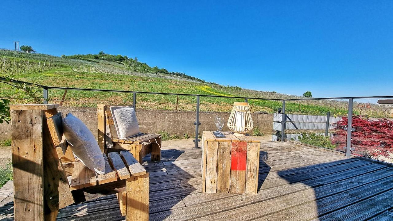 Ferienwohnung Aux Pieds Des Vignes Bergheim Exterior foto