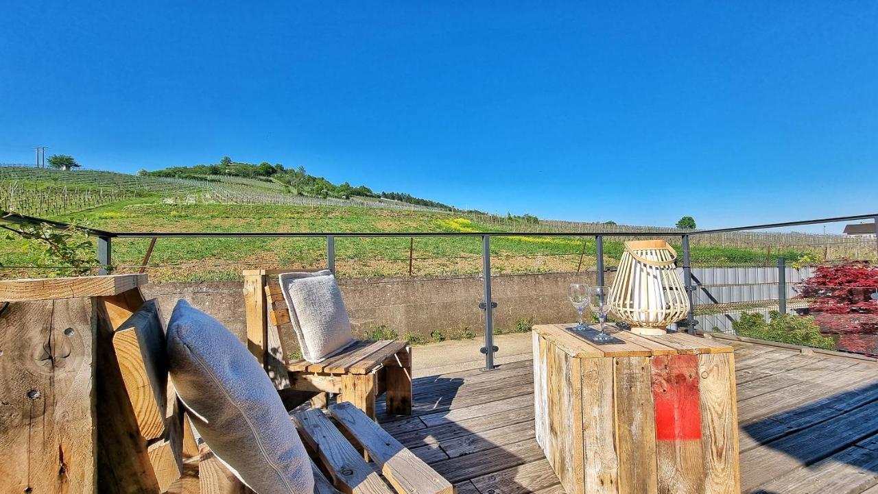 Ferienwohnung Aux Pieds Des Vignes Bergheim Exterior foto